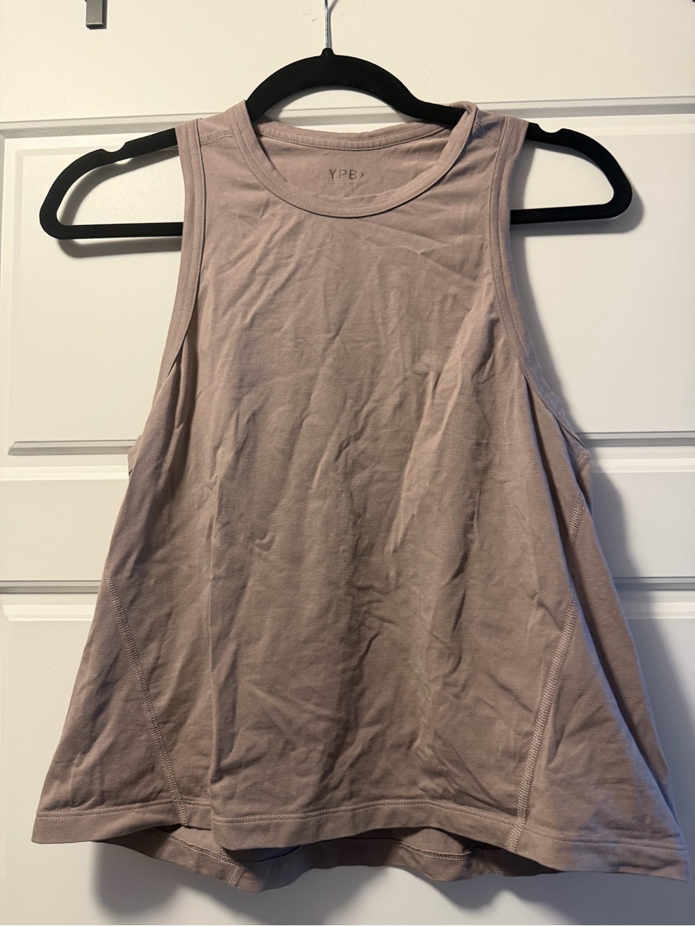 Abercrombie & Fitch YPB Taupe Scoop Neck Muscle Tank